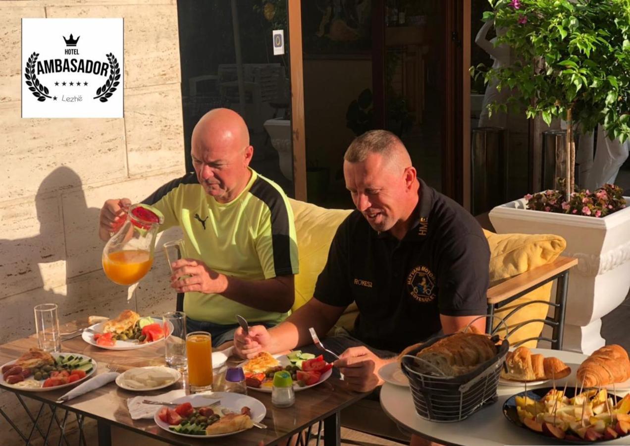 Hotel Ambasador Garden Lezhë Dış mekan fotoğraf