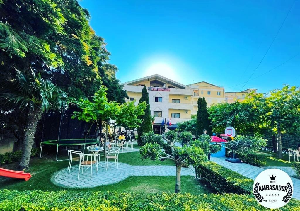 Hotel Ambasador Garden Lezhë Dış mekan fotoğraf