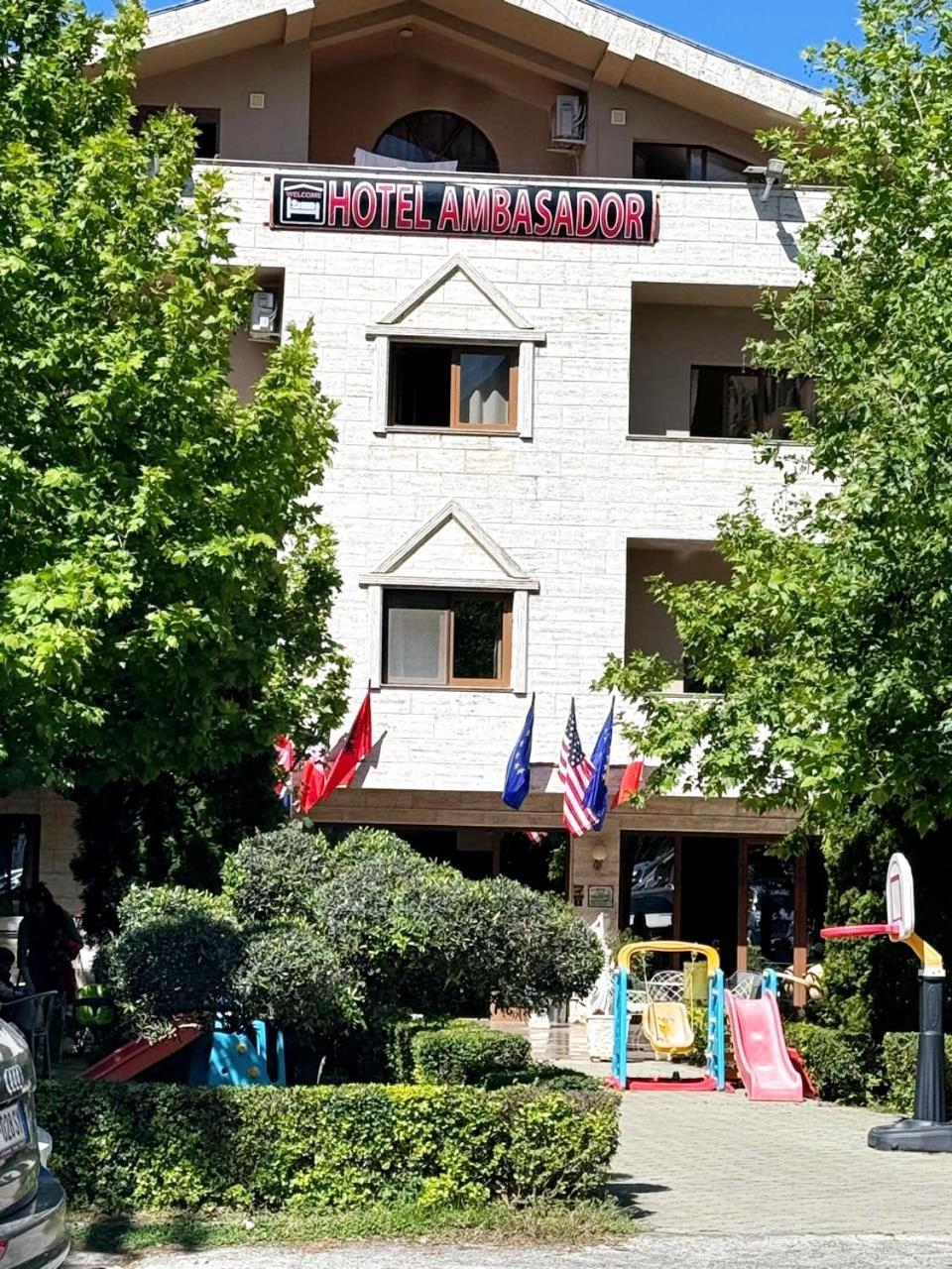 Hotel Ambasador Garden Lezhë Dış mekan fotoğraf